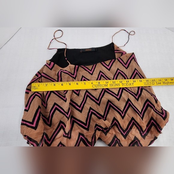 ♥️ ANIMALE CAMISOLE TWO LAYER ZIG ZAG PATTERN - SIZE 38 ♥️ - Picture 8 of 9